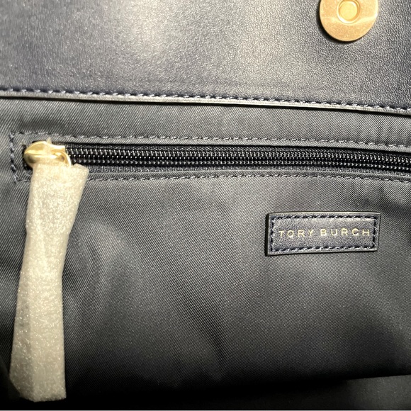 TORY BURCH Ella Mini Rope Tote Bag(French navy ) - Picture 11 of 12